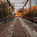 Sunlit Voyage Through History Abandoned Bridge in Texas